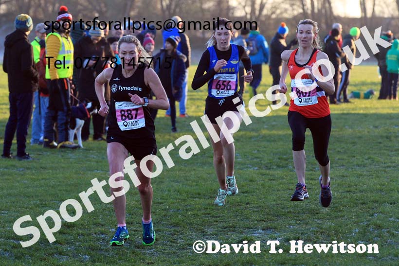 Senior womens 2022 North Eastern Cross Country Champs., Temple Park, South Shields.  Photo: David T. Hewitson/Sports for All Pics